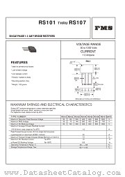 RS105 datasheet pdf Formosa MS