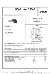 RS802 datasheet pdf Formosa MS