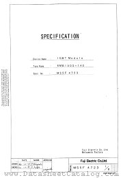 6MBI50S-140 datasheet pdf Fuji Electric