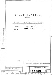 6MBR10PD120 datasheet pdf Fuji Electric