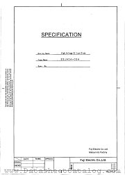 ESJA04-02A datasheet pdf Fuji Electric