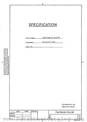 ESJA04-03A datasheet pdf Fuji Electric