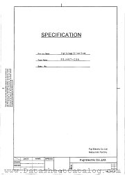 ESJA57-03A datasheet pdf Fuji Electric