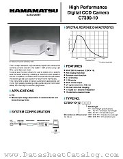 C7300-10 datasheet pdf Hamamatsu Corporation