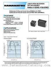 R5900U-20-L16 datasheet pdf Hamamatsu Corporation