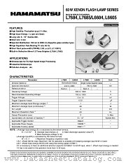 L7684 datasheet pdf Hamamatsu Corporation