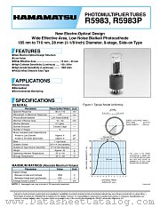 R5983P datasheet pdf Hamamatsu Corporation