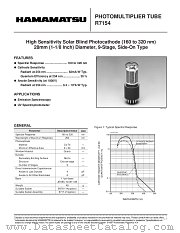 R7154 datasheet pdf Hamamatsu Corporation