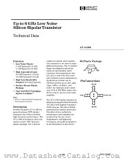 AT41486 datasheet pdf Agilent (Hewlett-Packard)