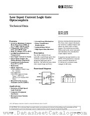 HCNW2201 datasheet pdf Agilent (Hewlett-Packard)