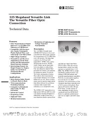 HFBR-15X7 datasheet pdf Agilent (Hewlett-Packard)