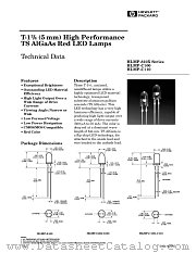 HLMP-8102 datasheet pdf Agilent (Hewlett-Packard)