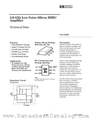 INA-54063-BLK datasheet pdf Agilent (Hewlett-Packard)