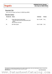 HY62UF16101C datasheet pdf Hynix Semiconductor