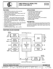 IDT72104 datasheet pdf IDT