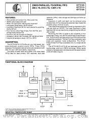 IDT72125 datasheet pdf IDT