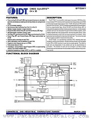 IDT723611 datasheet pdf IDT