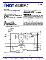 IDT723613 datasheet pdf IDT