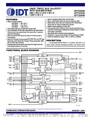 IDT723636 datasheet pdf IDT