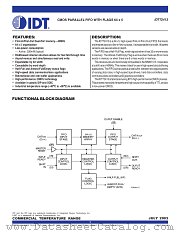 IDT72413 datasheet pdf IDT