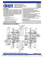 IDT72825 datasheet pdf IDT