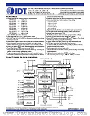 IDT72T36115 datasheet pdf IDT