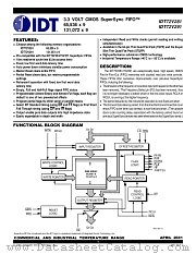 IDT72V281 datasheet pdf IDT