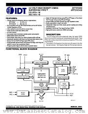 IDT72V295 datasheet pdf IDT