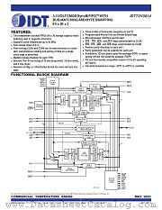 IDT72V3614 datasheet pdf IDT