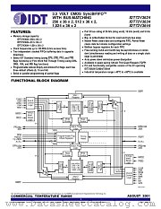 IDT72V3624 datasheet pdf IDT