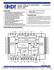 IDT72V90823 datasheet pdf IDT