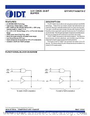 IDT74FCT163827 datasheet pdf IDT