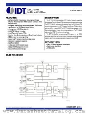 IDT77V106 datasheet pdf IDT