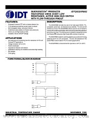 QS32XR862 datasheet pdf IDT