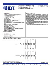 QS32XVH245 datasheet pdf IDT