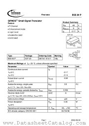 BSS84P datasheet pdf Infineon