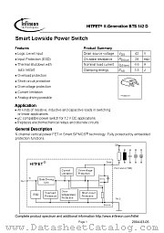 BTS142D datasheet pdf Infineon