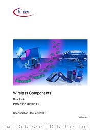 PMB2362 datasheet pdf Infineon