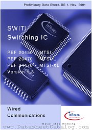 PEF20470-HV1.3 datasheet pdf Infineon