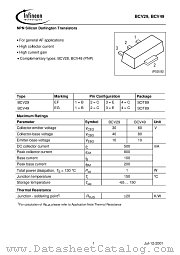 BCV49 datasheet pdf Infineon