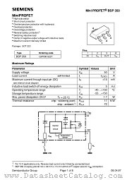 BSP350E6907 datasheet pdf Infineon