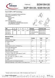 SGW15N120 datasheet pdf Infineon