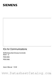 PEB2086-NV1.4 datasheet pdf Infineon