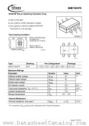 SMBT3904PN datasheet pdf Infineon