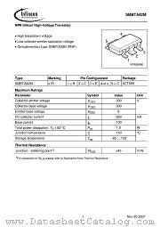 SMBTA42M datasheet pdf Infineon