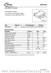 SMBTA56M datasheet pdf Infineon