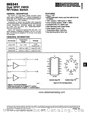 IH5341 datasheet pdf Intersil