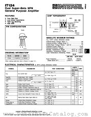 IT124 datasheet pdf Intersil