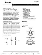 ICL7667 datasheet pdf Intersil