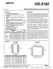 HS-3182 datasheet pdf Intersil